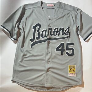Mitchell & Ness Birmingham Barons Michael Jordan #45 Cooperstown Baseball Jersey